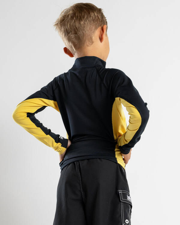 Billabong Groms' Jimmy Contrast Long Sleeve Rash Vest for Mens