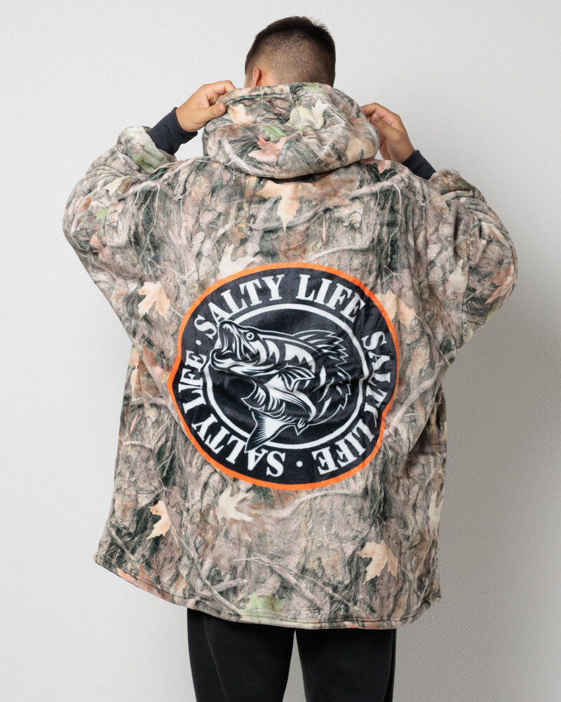 Salty Life Bullseye Oversized Hoodie for Mens