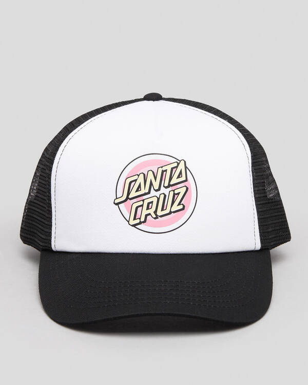 Santa Cruz Absent Gleam Dot Trucker Cap for Womens