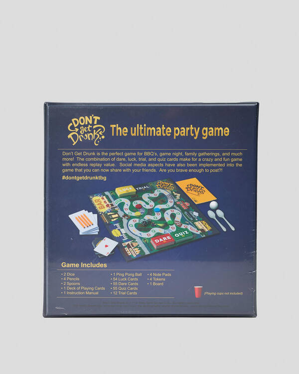 Get It Now Don't Get Drunk Card Game for Unisex