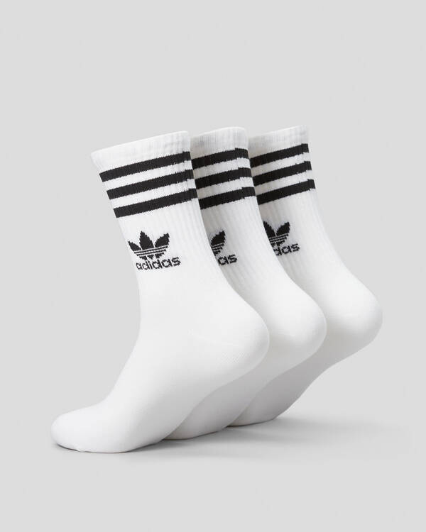 adidas Women's 3 Stripes Crew Sock Pack for Womens