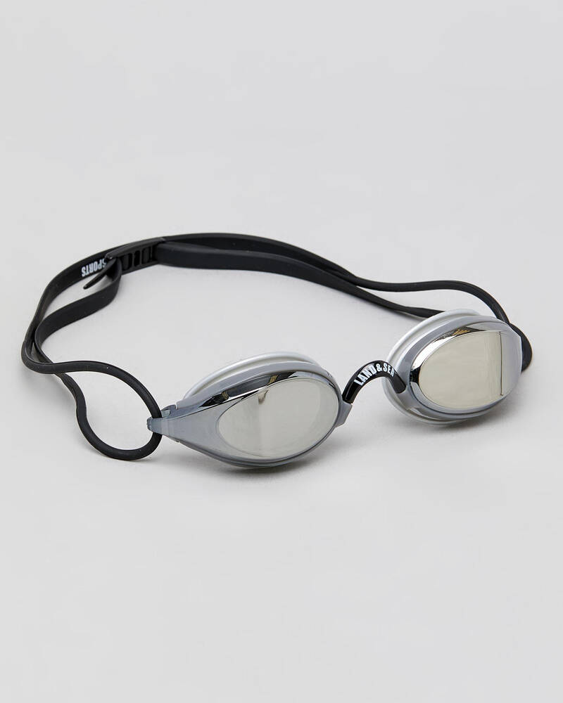 Land & Sea Sports Mirror Race Goggles for Unisex