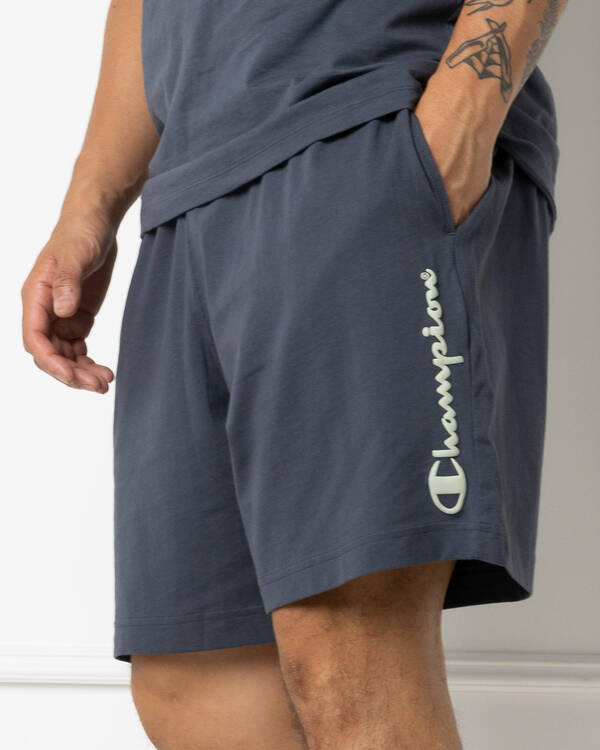 Champion Champion Puff Script Jersey Shorts for Mens