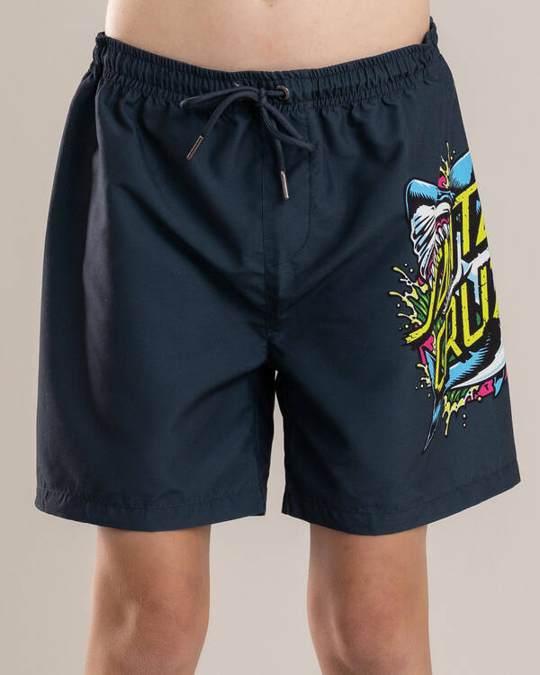 Santa Cruz Boys' Shark Dot Board Shorts for Mens