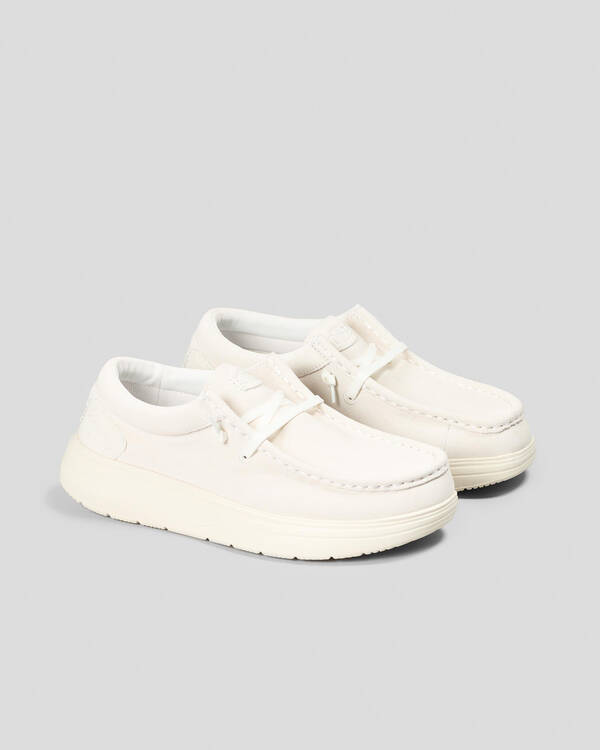 HEYDUDE Wendy COMF Suede Shoes for Womens