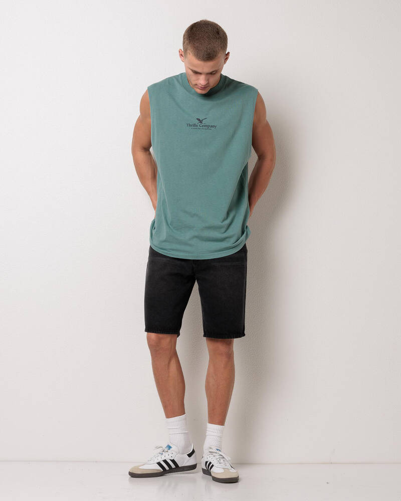 Thrills A Haven For The Restless Merch Fit Muscle Tank for Mens
