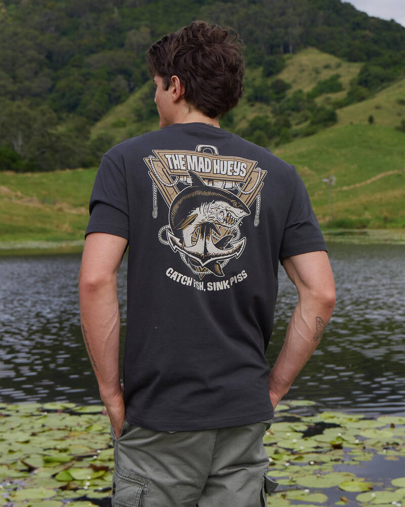 The Mad Hueys Anchor Shark T-Shirt for Mens