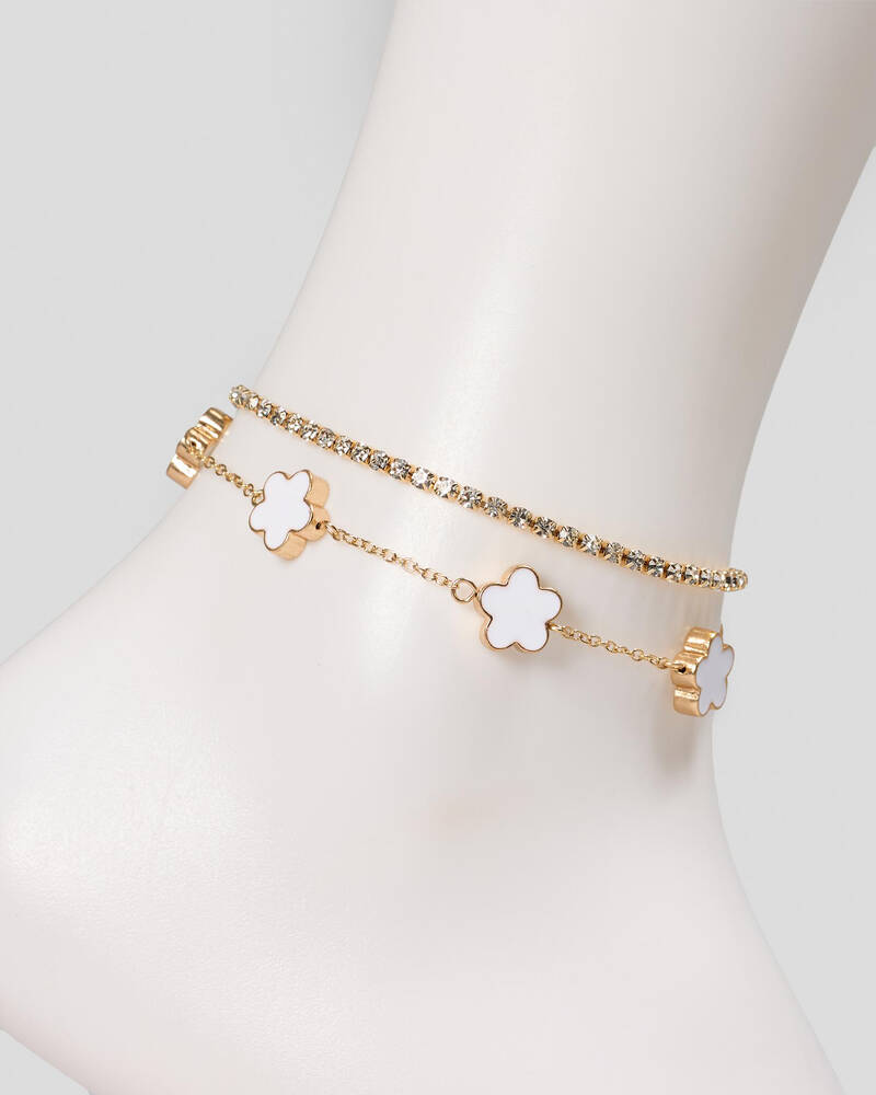 Karyn In LA Angelina Anklet Pack for Womens