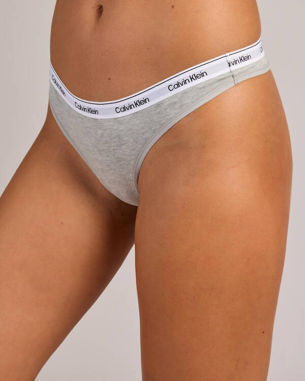 Calvin Klein Underwear Modern Logo Thong for Womens