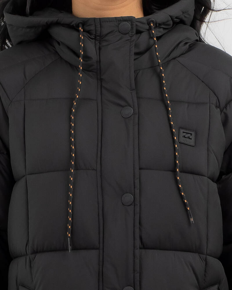 Billabong Adventure Division Venture On Hooded Puffer Jacket for Womens