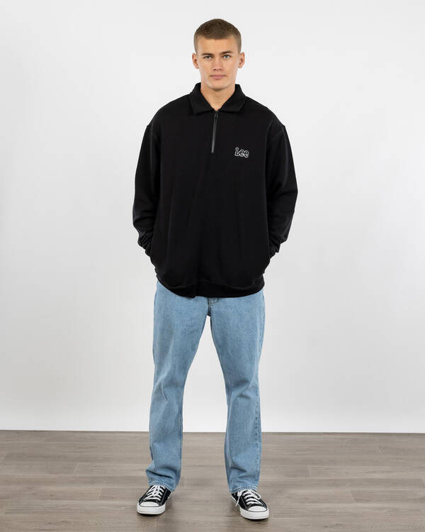 Lee Collar fleece Qtr-Zip Sweatshirt for Mens