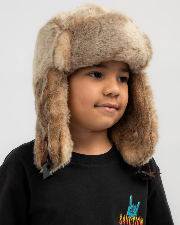 Toddlers' Snug Fur Trapper Hat for Mens