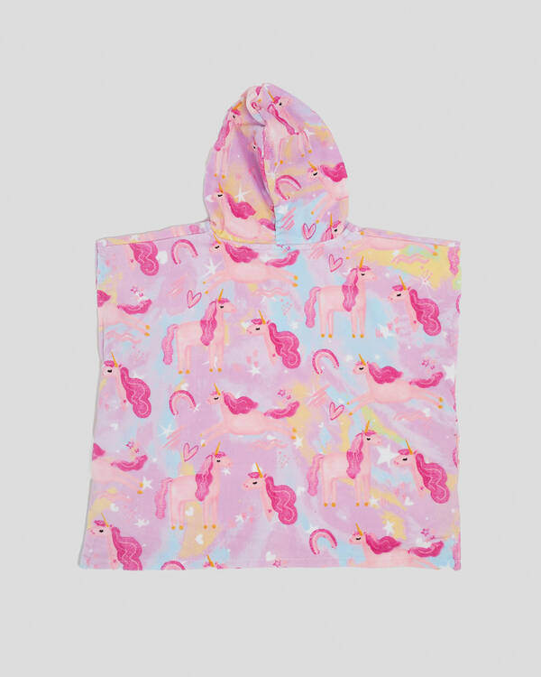 Topanga Toddlers' Unicorn Dreams Hooded Towel for Unisex