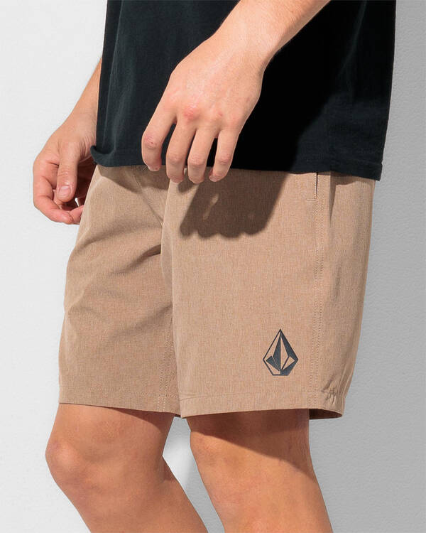 Stones Elastic Waist Hybrid Shorts