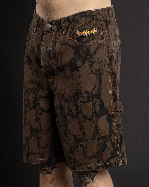 Worship Supplies Blackwood Carpenter Jean Shorts for Mens