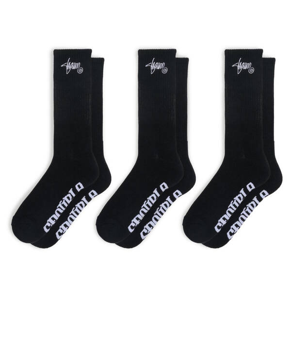 S-Double Standard Shawn Socks 3 Pack for Mens