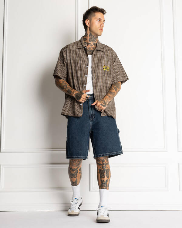 Worship Supplies Carpenter Jean Shorts for Mens