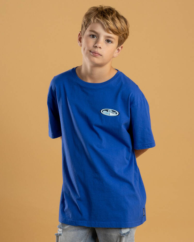 Rusty Boys' Faden Short Sleeve T-Shirt for Mens