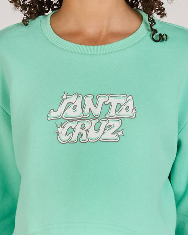 Santa Cruz Girls' Glint Stack Front Sweatshirt for Womens
