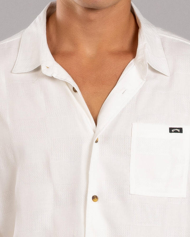 Billabong Sundays Jacquard Short Sleeve Shirt for Mens