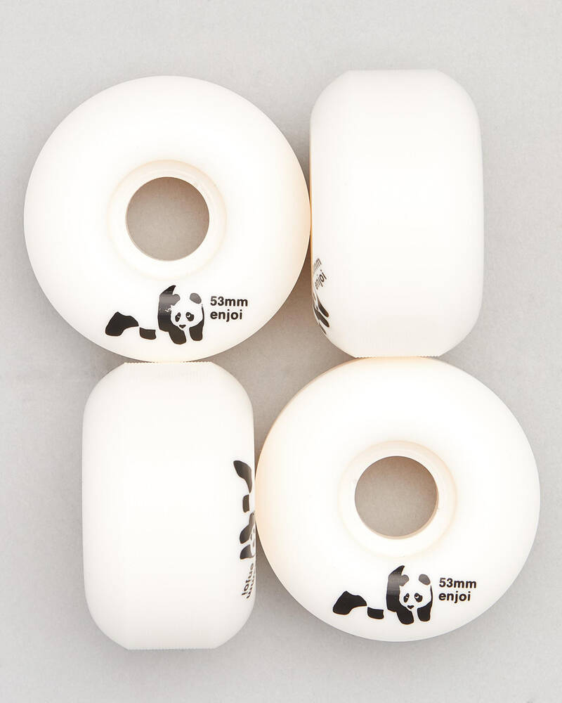 Enjoi Panda 53mm Skateboard Wheels for Unisex