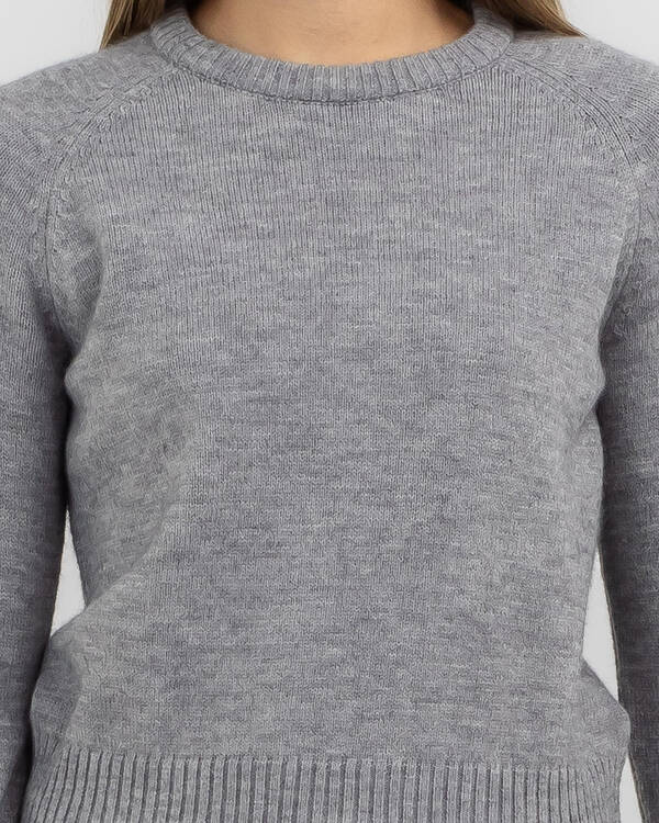 Mooloola Girls' Basic Crew Neck Knit Jumper for Womens