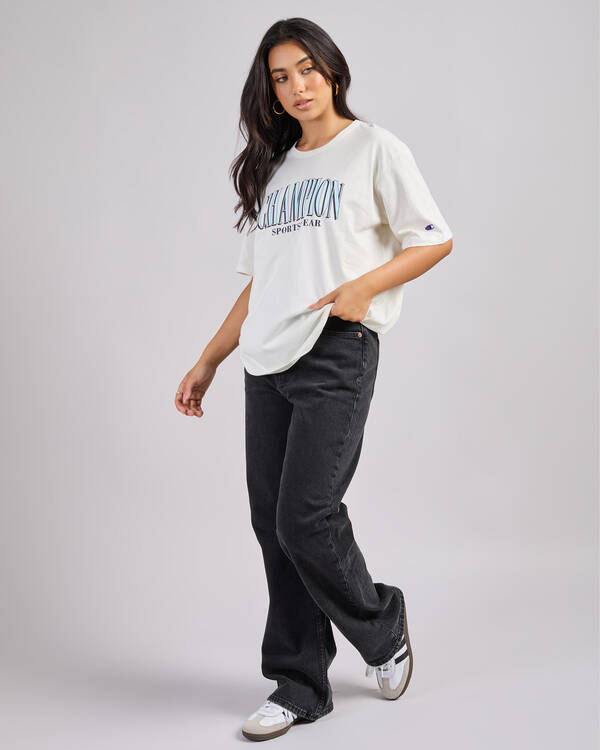 Champion Graphic Oversized T-Shirt for Womens