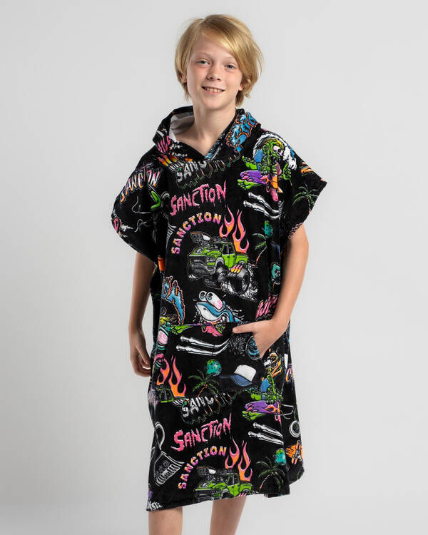 Sanction Boys' Monster Haze Hooded Towel for Mens