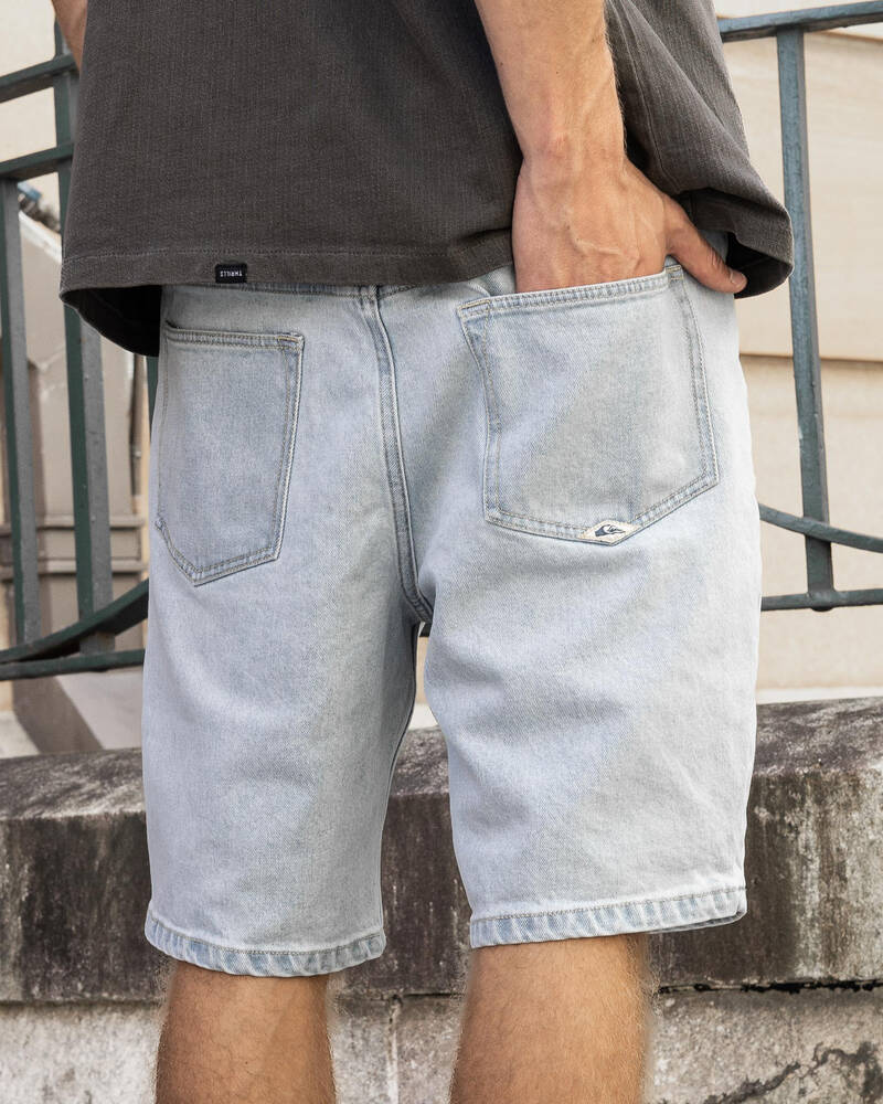 Quiksilver Aqua Cult Denim Shorts for Mens