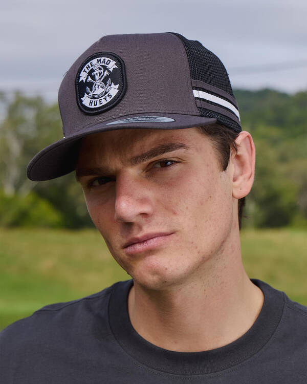 The Mad Hueys Anchor Bones Twill Trucker Cap for Mens
