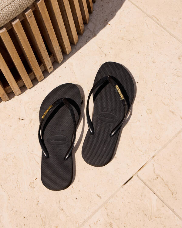 Havaianas Slim Metal Thongs for Womens