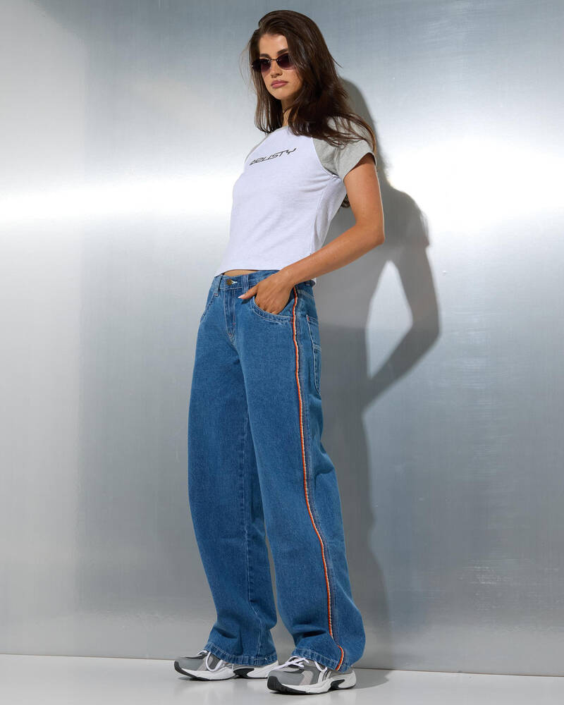 Rusty Flip Mommy Jeans for Womens
