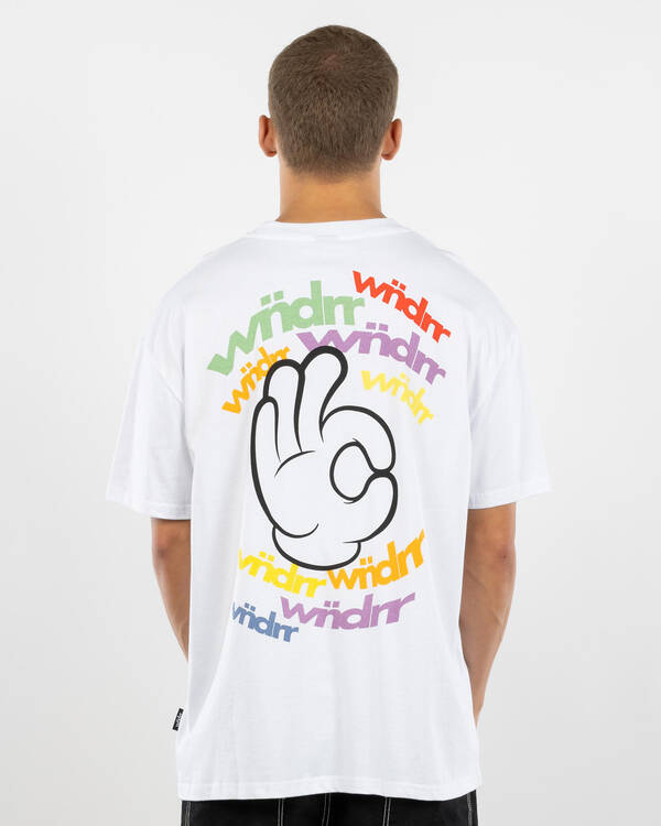 Wndrr Ribbon Box Fit T-Shirt for Mens