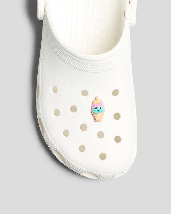 Crocs Ice Cream Cone with Smile Jibbitz for Unisex