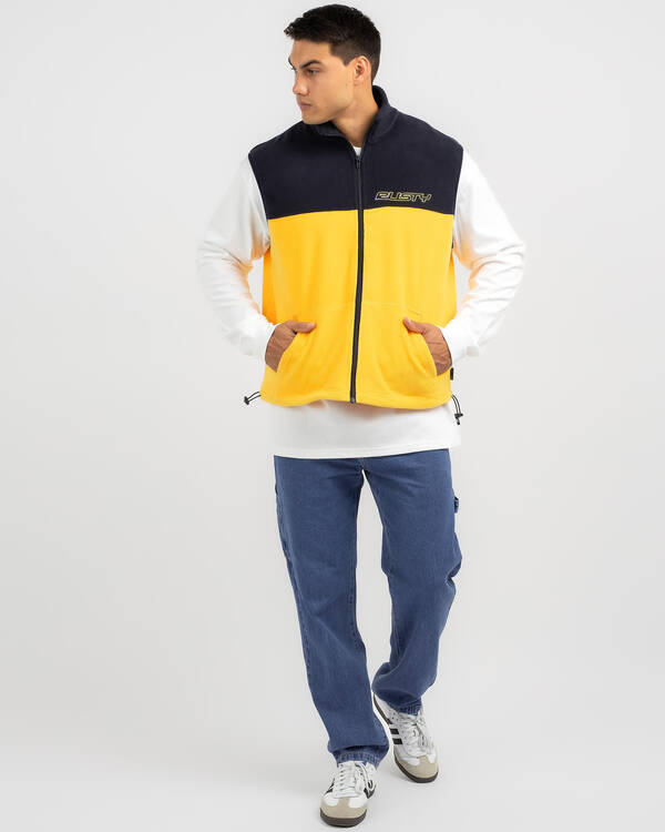 Rusty Tasty Ice Polar Fleece Vest for Mens