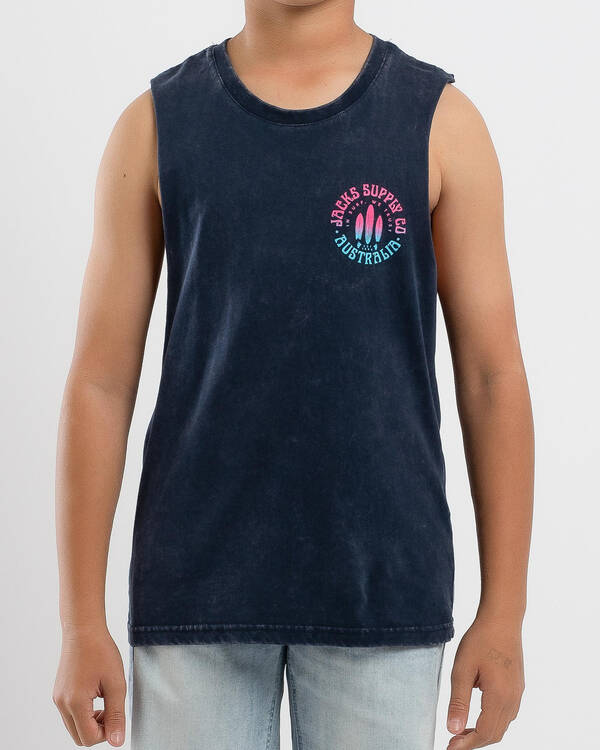 Jacks Boys' Gleam Muscle Tank for Mens