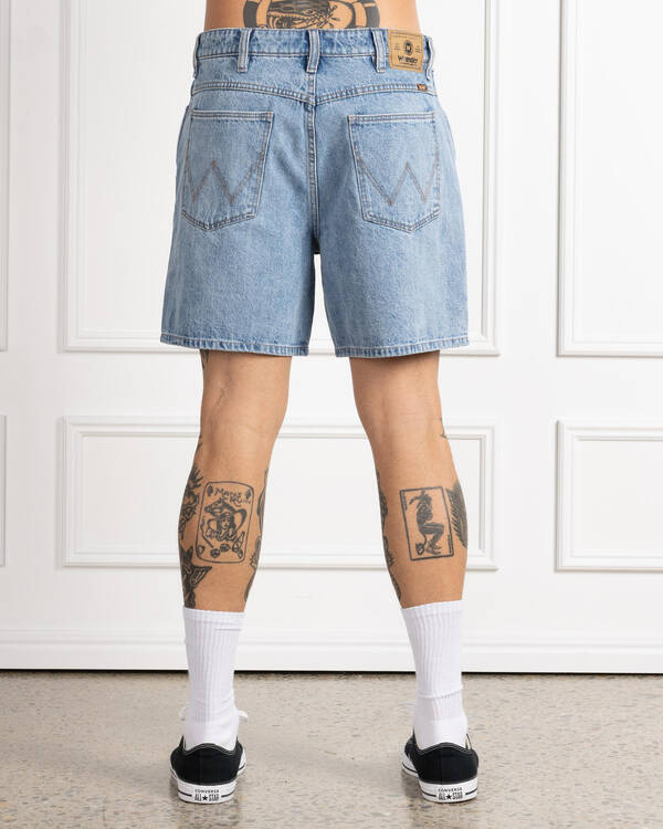 Wrangler Slacker Denim Shorts for Mens