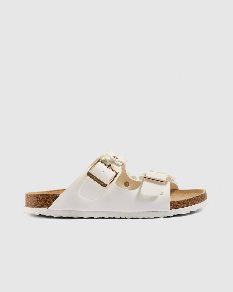 Ava And Ever Girls' Daisy Slide Sandals for Womens