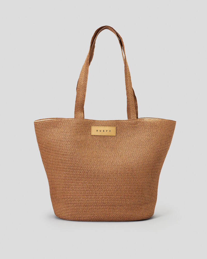 Rusty Gisele Straw Bag for Womens