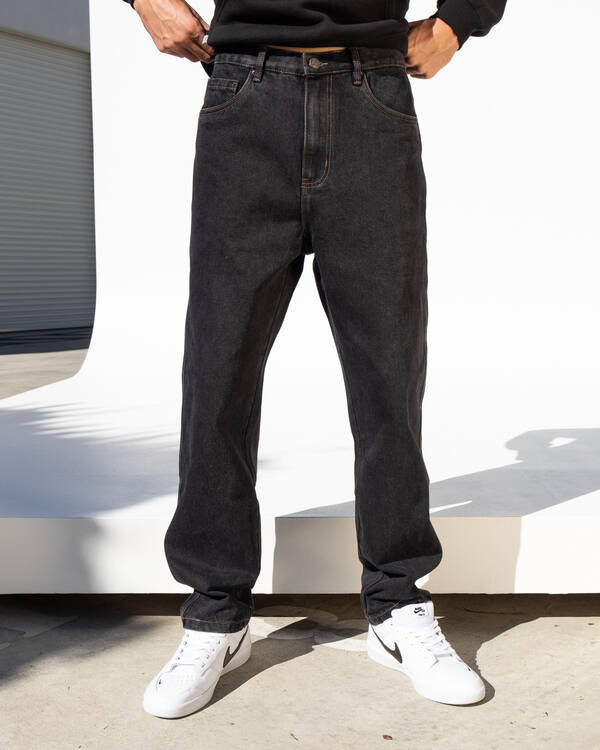 S-Double Denim Standard Jeans for Mens