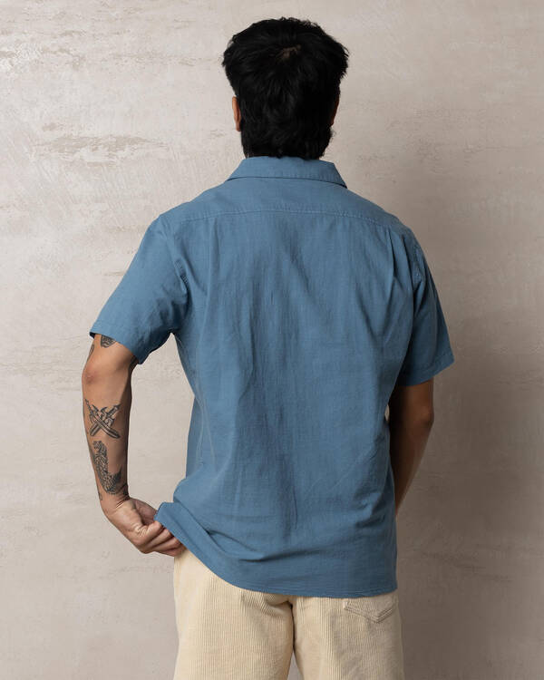 Rhythm Flag Short Sleeve Shirt for Mens