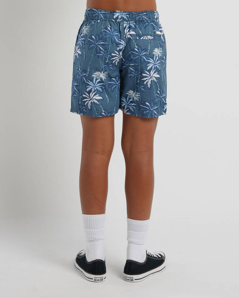 Skylark Boys' Subtropic Elastic Waist Shorts for Mens