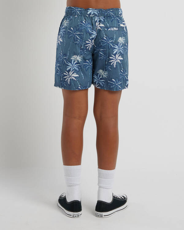 Skylark Boys' Subtropic Elastic Waist Shorts for Mens