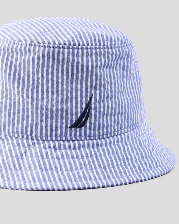 NAUTICA Seersucker Bucket Hat for Mens