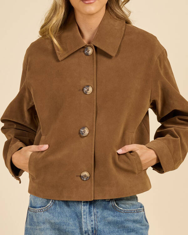 Mooloola Joplin Faux Suede Jacket for Womens