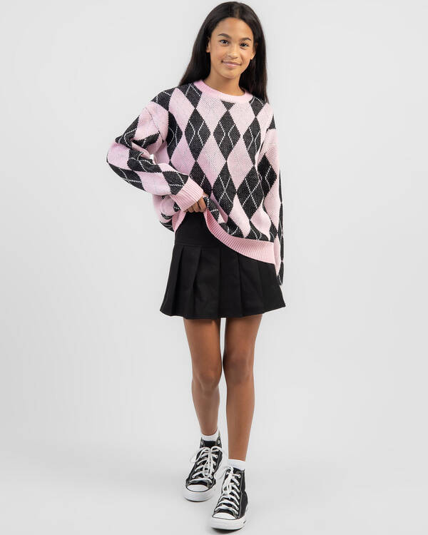 Ava And Ever Girls' Harvard Argyle Knit Jumper for Womens