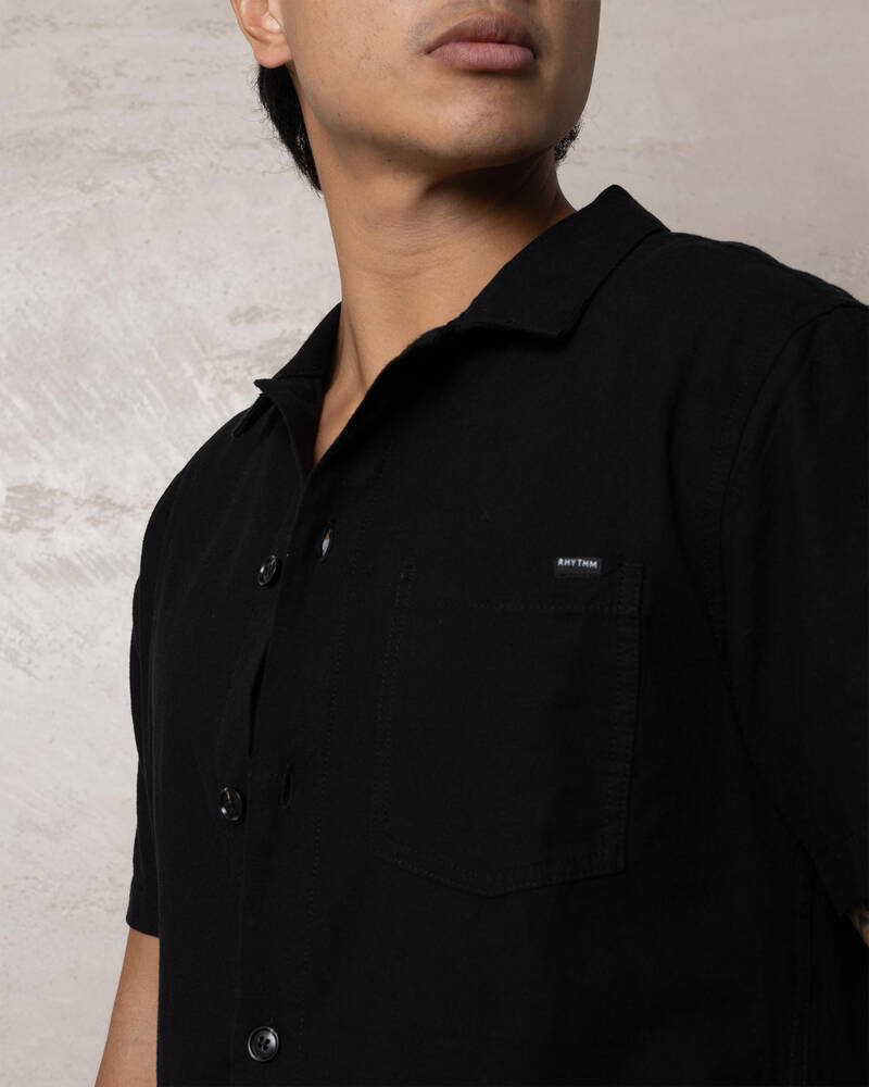 Rhythm Flag Short Sleeve Shirt for Mens