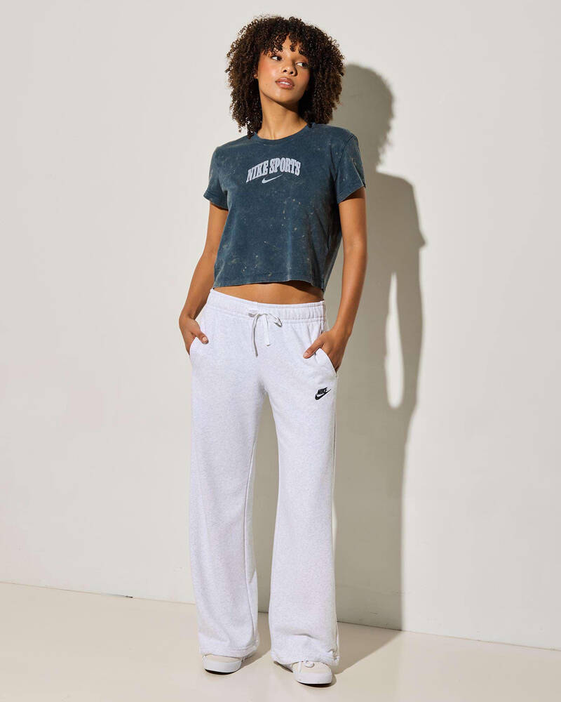 Nike Club Wide Leg Track Pants for Womens