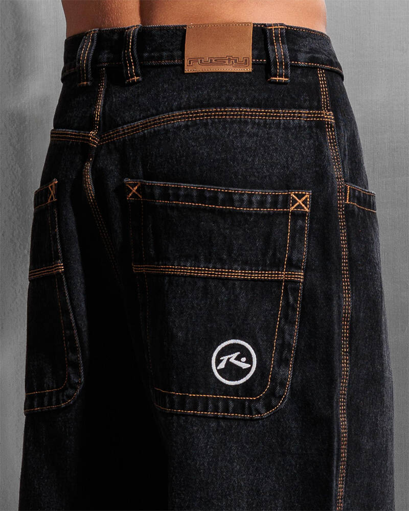 Rusty Flip Daddy Tapeless Jeans for Mens