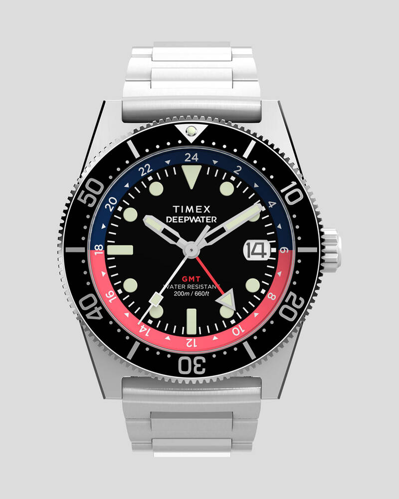 Timex Deepwater Reef 200 GMT Stainless Steel Watch for Mens